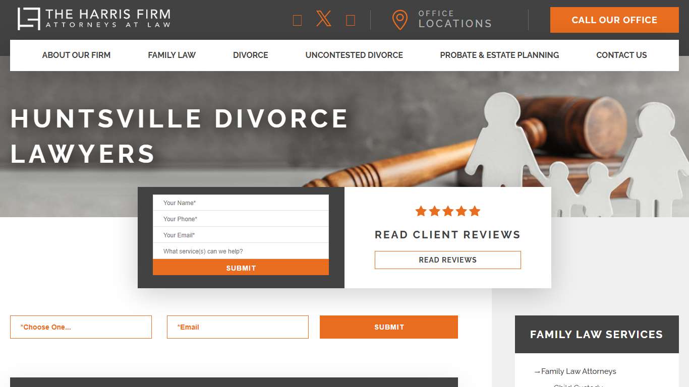 Huntsville Divorce Lawyers | The Harris Firm LLC