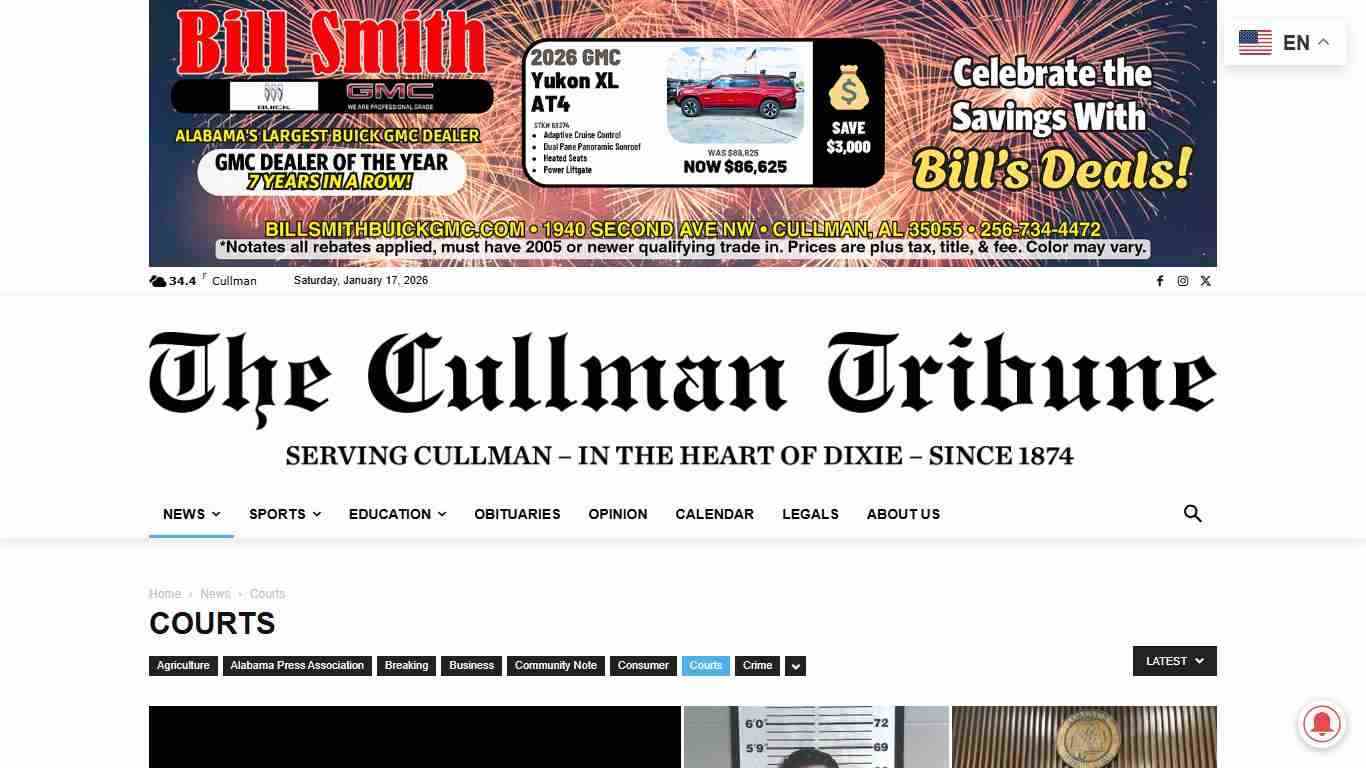 Courts Archives - The Cullman Tribune
